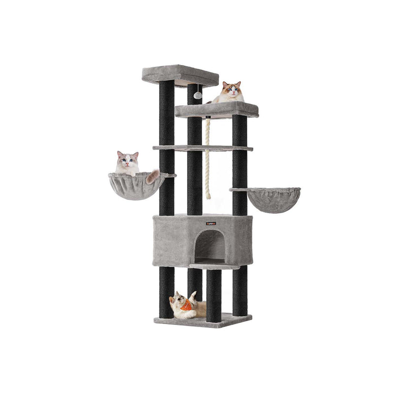 Playground Gigante de Múltiplos Andares para Gatos Grandes