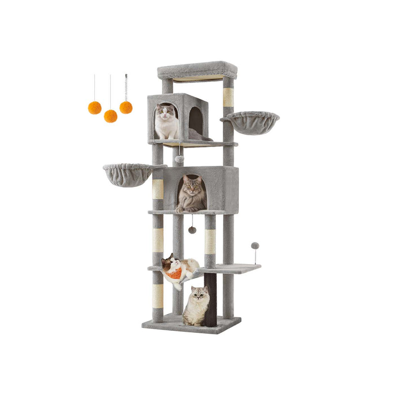 Playground de Múltiplos Andares 1,75 m – Cinza Elegante